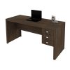 El escritorio Turín esta diseñado para facilitar su uso ajustando los cajones al lado de su elección.