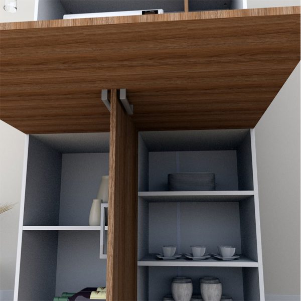 El mueble de cocina Fátima esta pensado para espacios reducidos ofreciendo su nivel máximo de funcionalidad