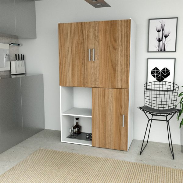 El mueble de cocina Fátima esta pensado para espacios reducidos ofreciendo su nivel máximo de funcionalidad