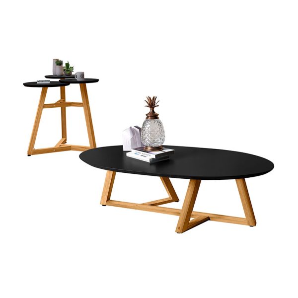 Combo de mesa de centro y mesa auxiliar ideal para diferentes espacios del hogar