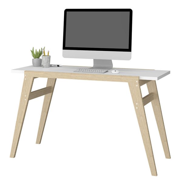 Combo escritorio con panel de tv, innovador, con diseño y funcional para el hogar, estudio u oficina