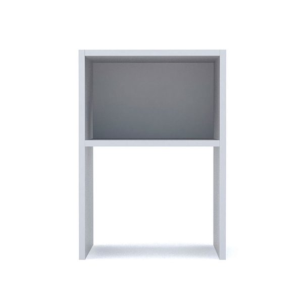 Mesa de noche blanca multifuncional, sencilla, elegante y novedosa que puede usarse en cualquier tipo de habitación